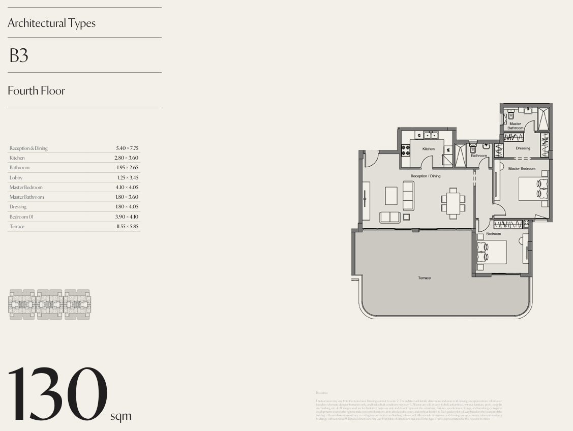 Floor plan for apartment at cityzen