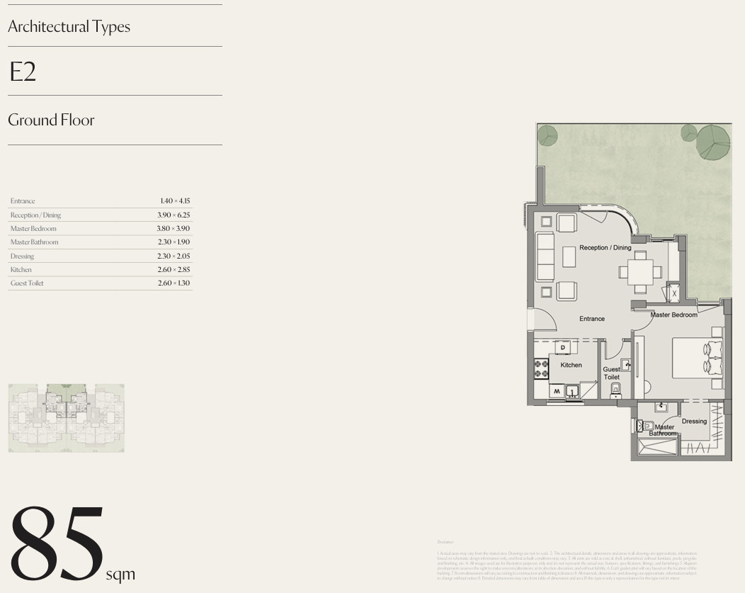 Floor plan for apartment at cityzen