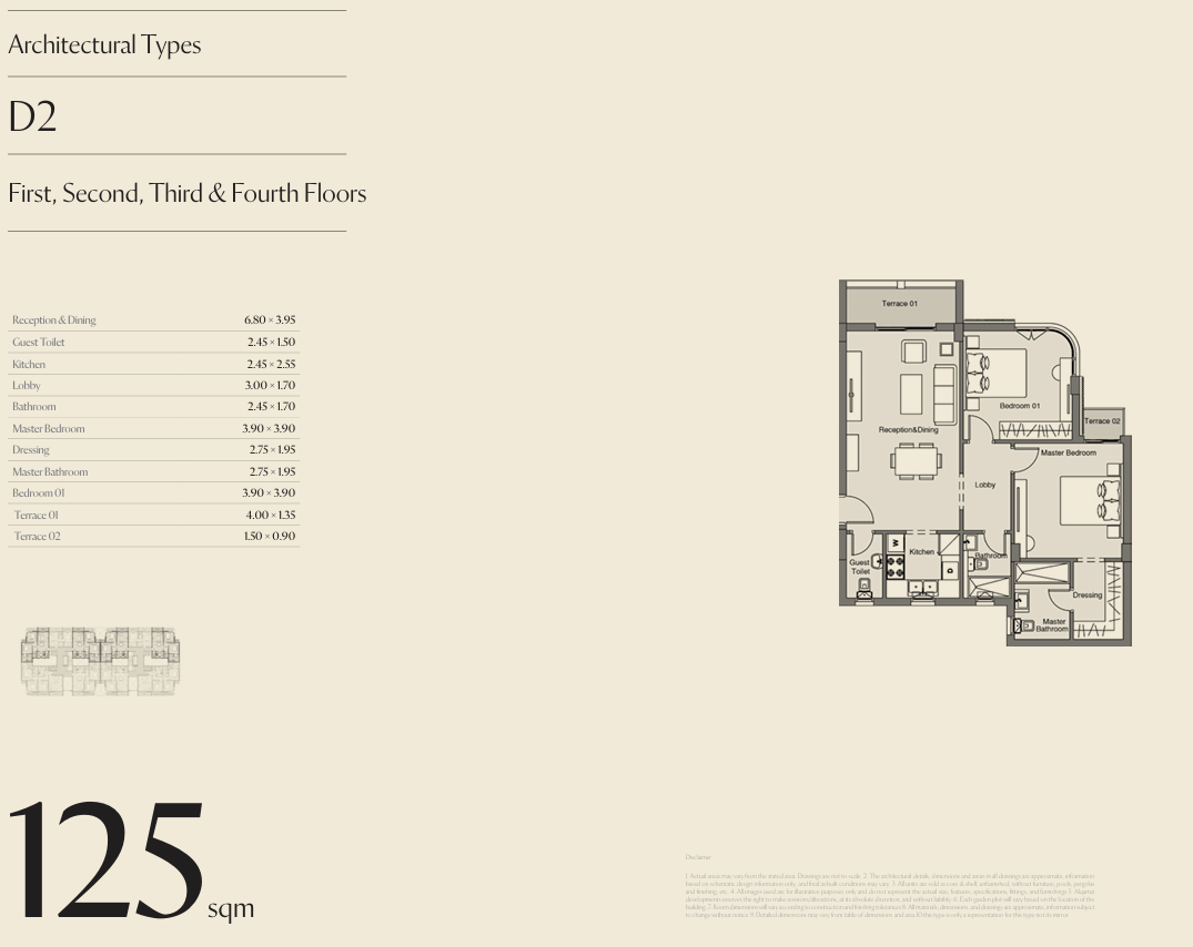 Floor plan for apartment at cityzen