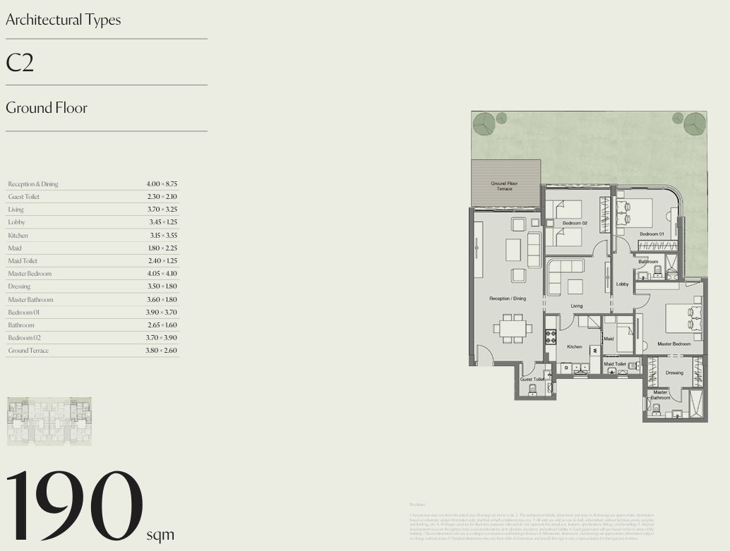Floor plan for apartment at cityzen