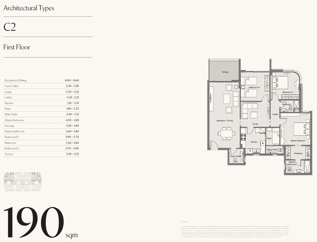 Floor plan for apartment at cityzen