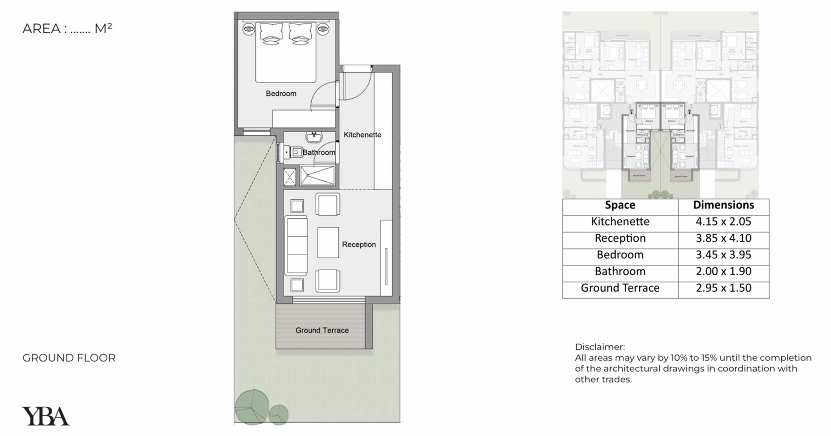 Floor plan for apartment at cityzen