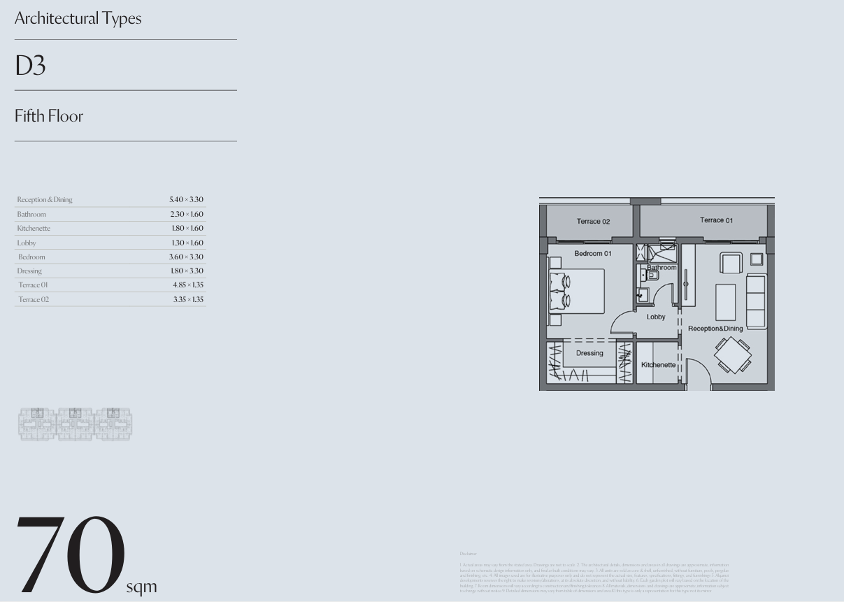 Floor plan for apartment at cityzen