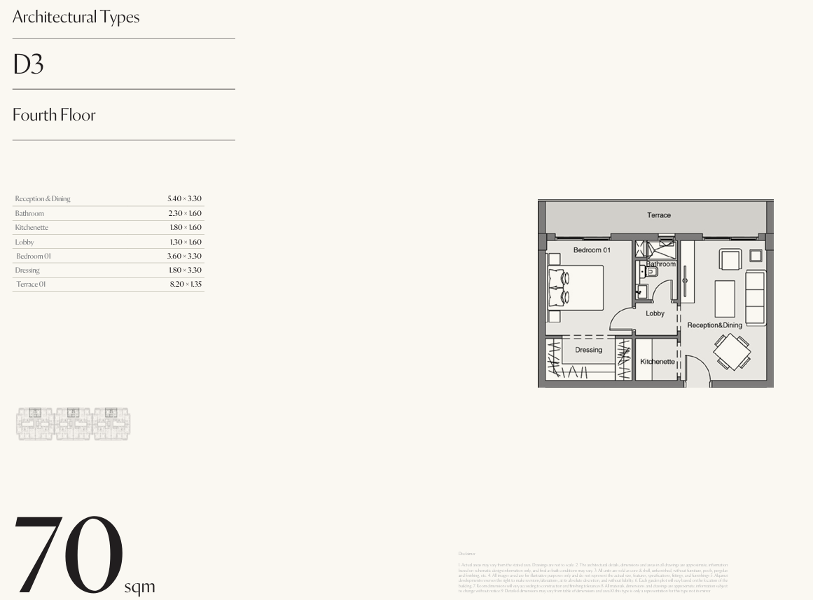 Floor plan for apartment at cityzen