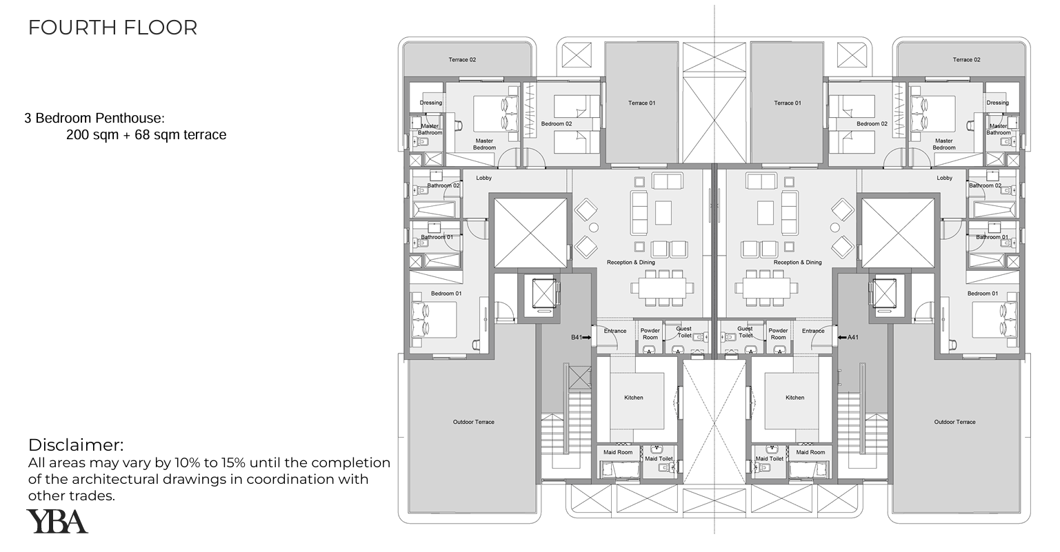 Floor plan for apartment at cityzen