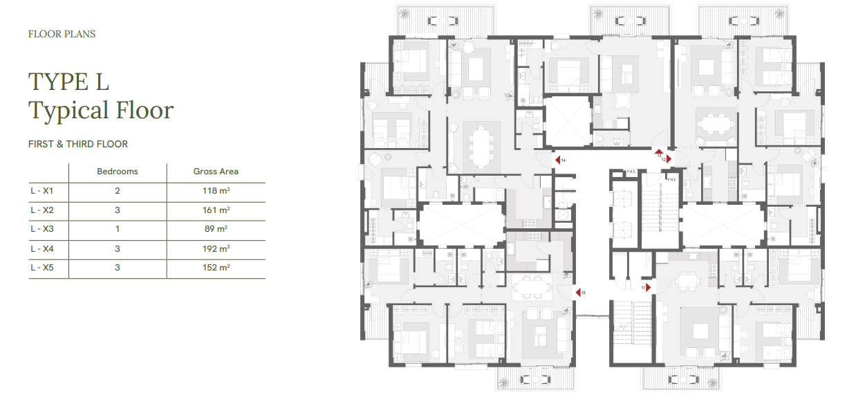 Floor plan for apartment at One33-Phase Two