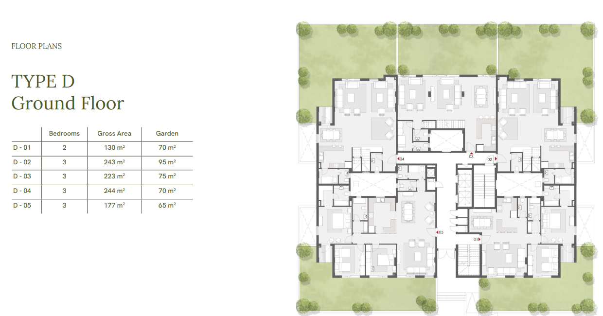 Floor plan for duplex at One33-Phase Two