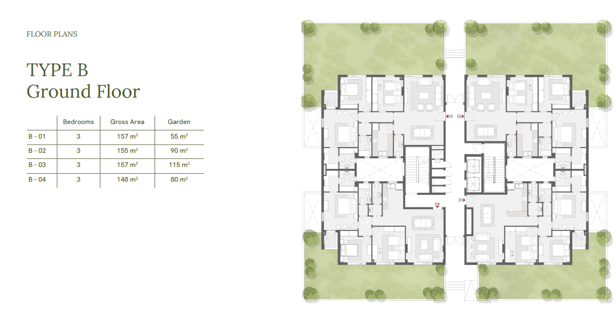 Floor plan for apartment at One33-Phase Two