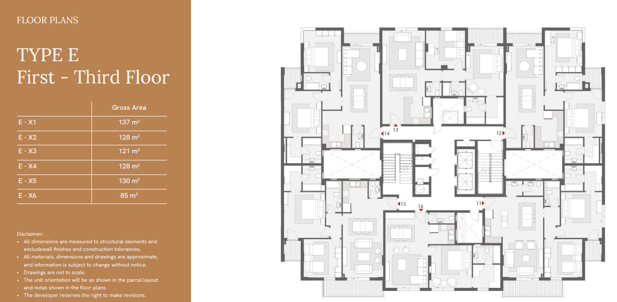 Floor plan for apartment at One33-Phase One