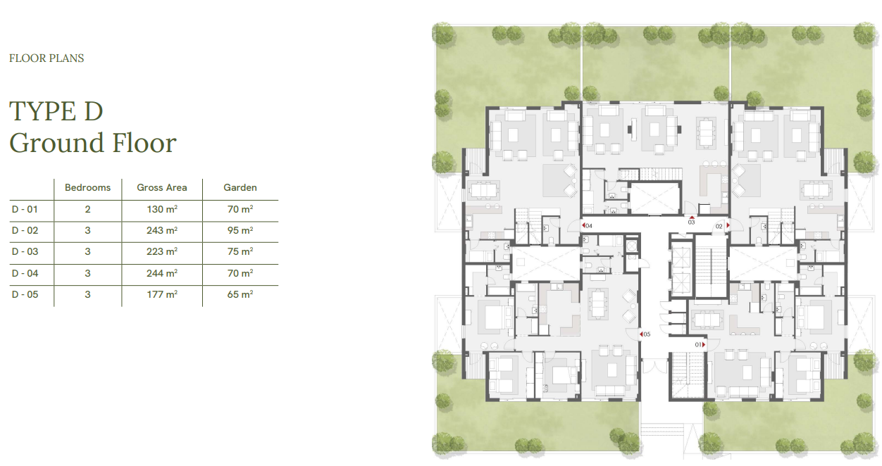Floor plan for apartment at One33-Phase One