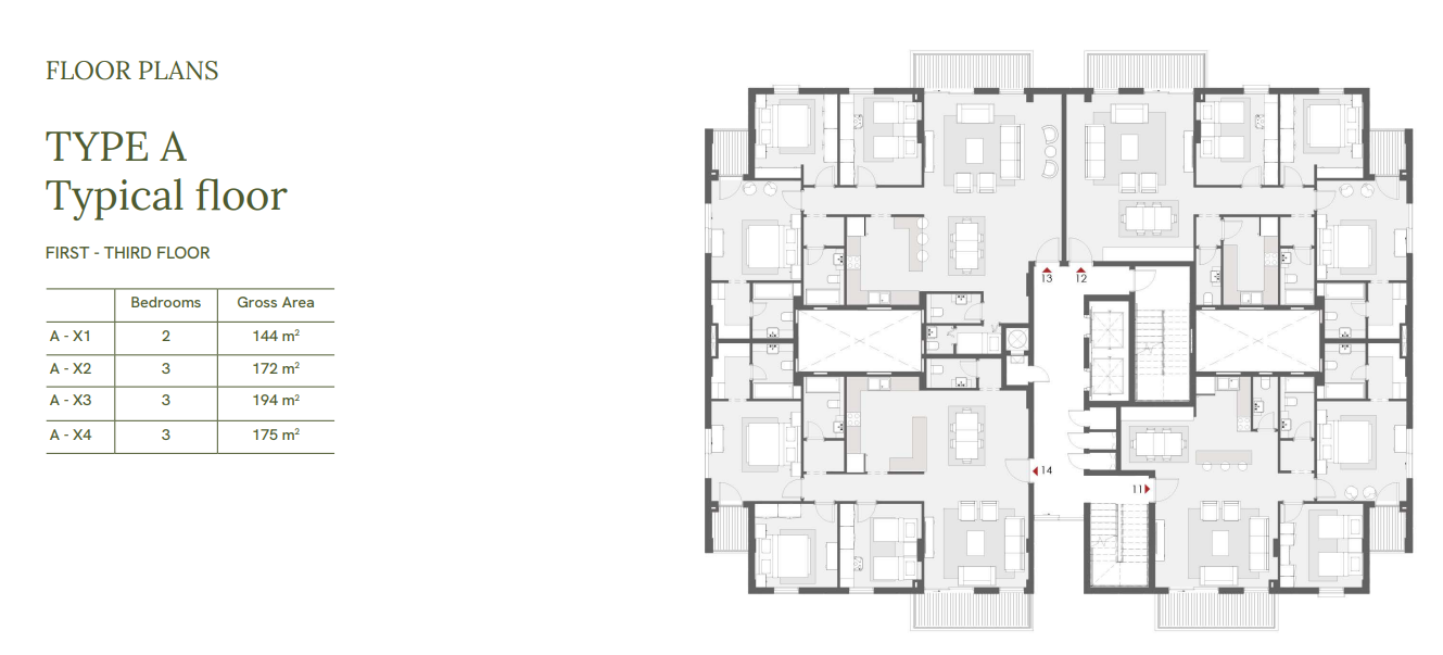 Floor plan for apartment at One33-Phase One
