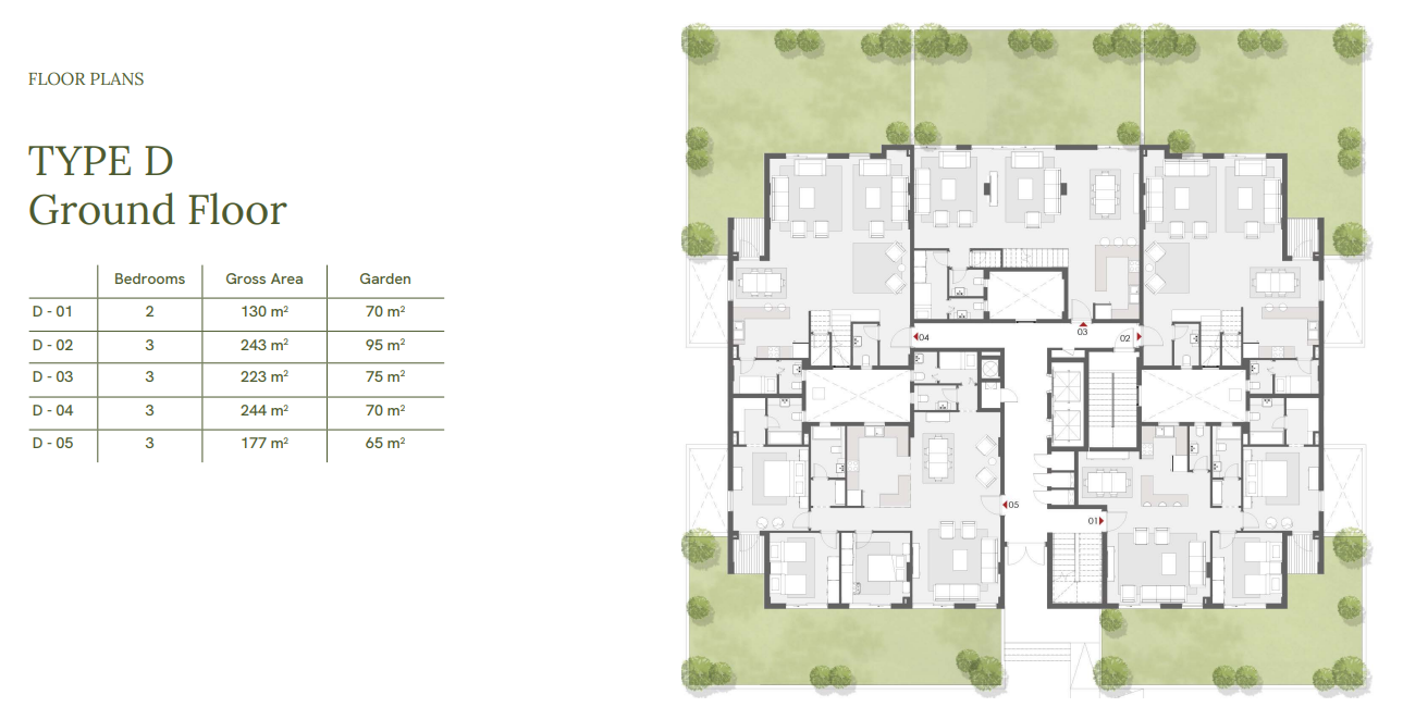 Floor plan for apartment at One33-Phase One