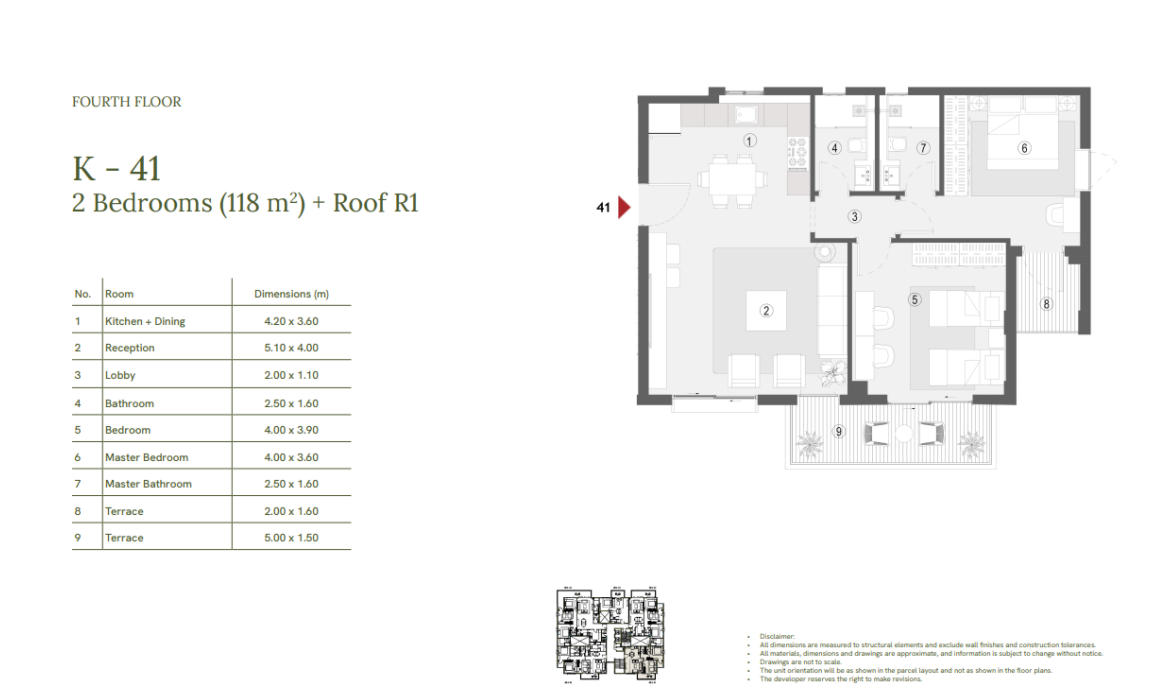 Floor plan for penthouse at One33-Phase Two