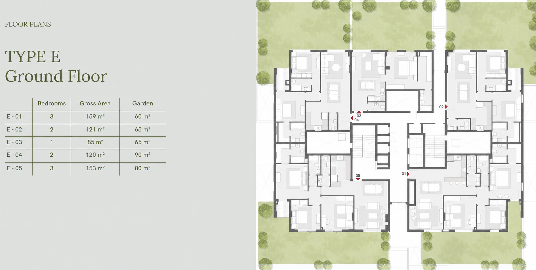 Floor plan for apartment at One33-Phase One