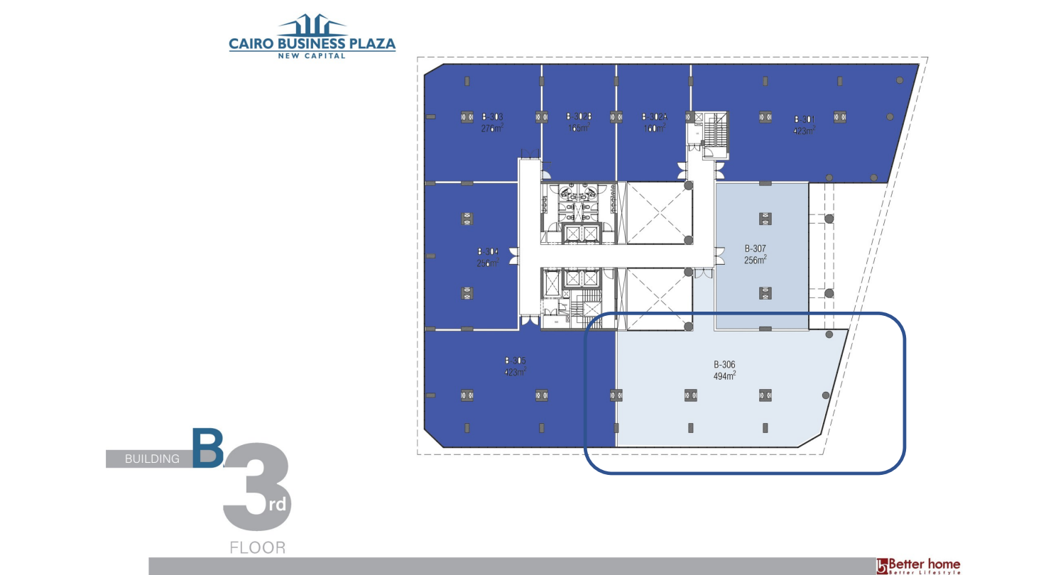 Floor plan for  at Cairo Business Plaza