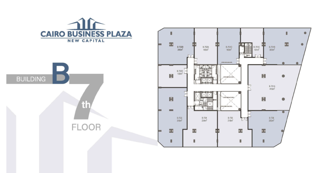 Floor plan for  at Cairo Business Plaza