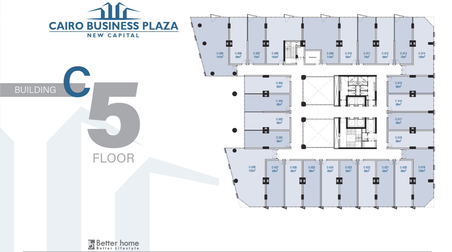 Floor plan for  at Cairo Business Plaza
