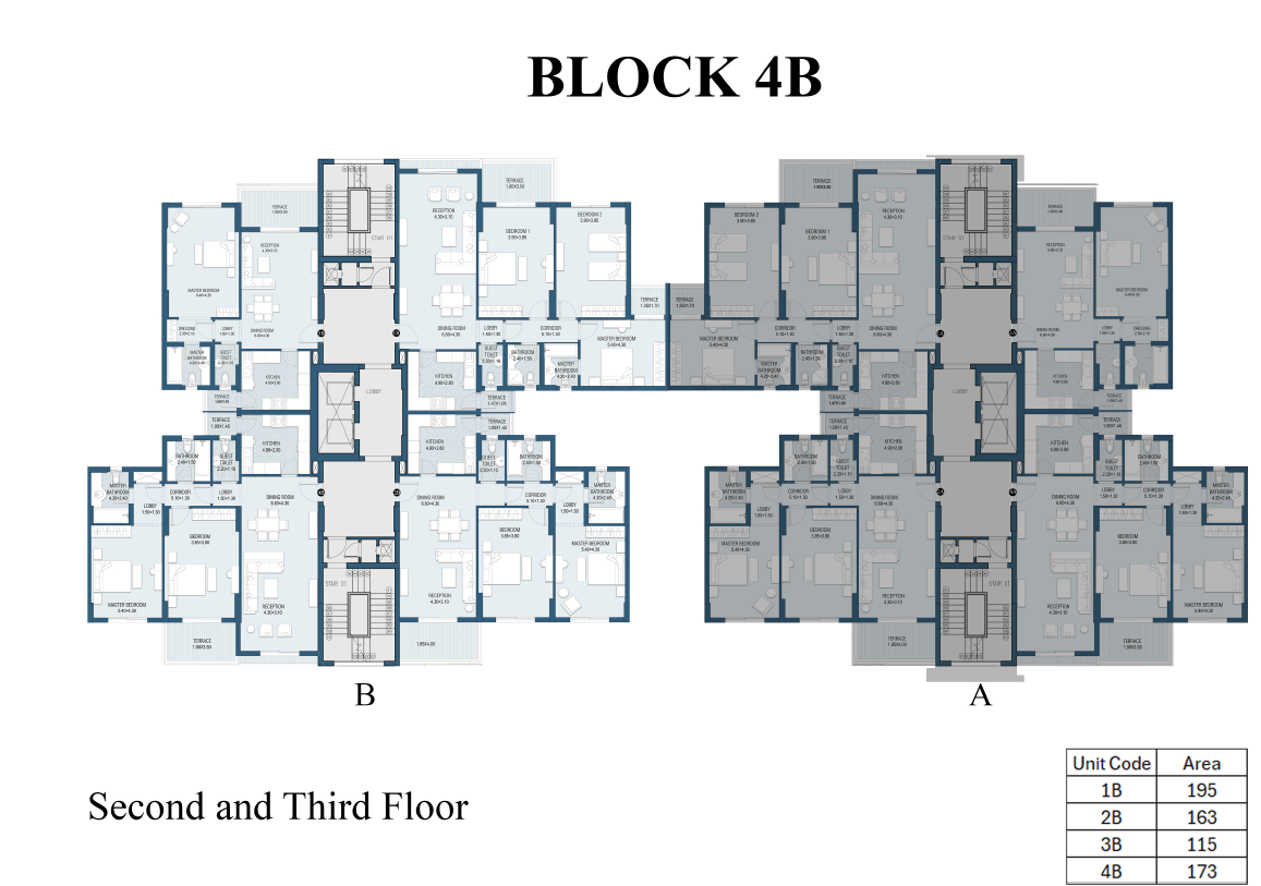 Floor plan for apartment at Downtown Extension