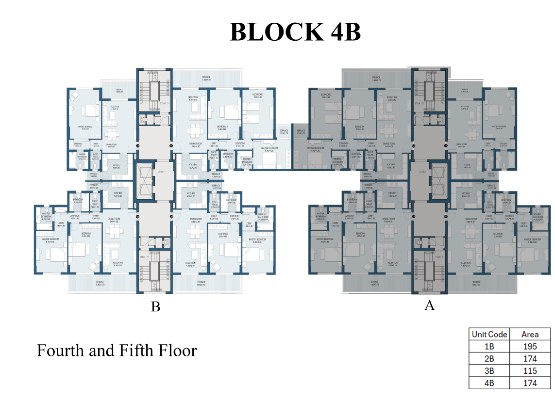 Floor plan for apartment at Downtown Extension