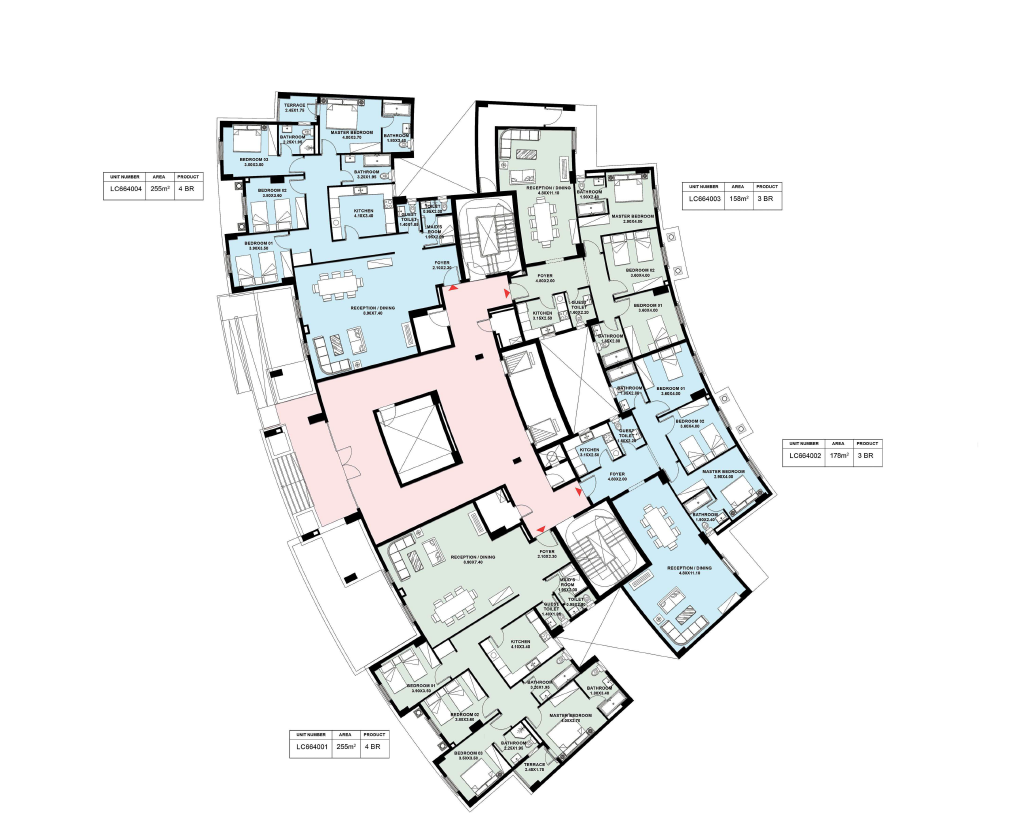 Floor plan for apartment at Il Latini City Edge