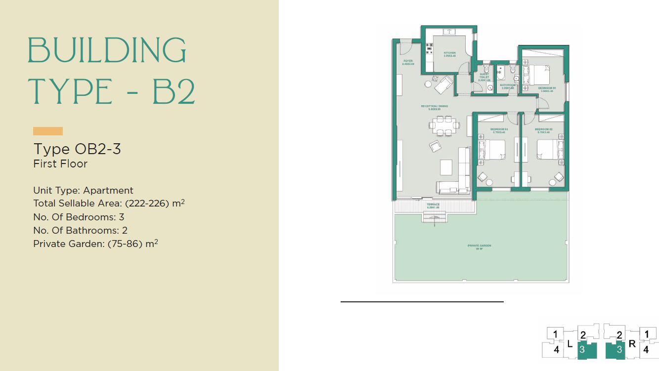 Floor plan for apartment at Jade Park