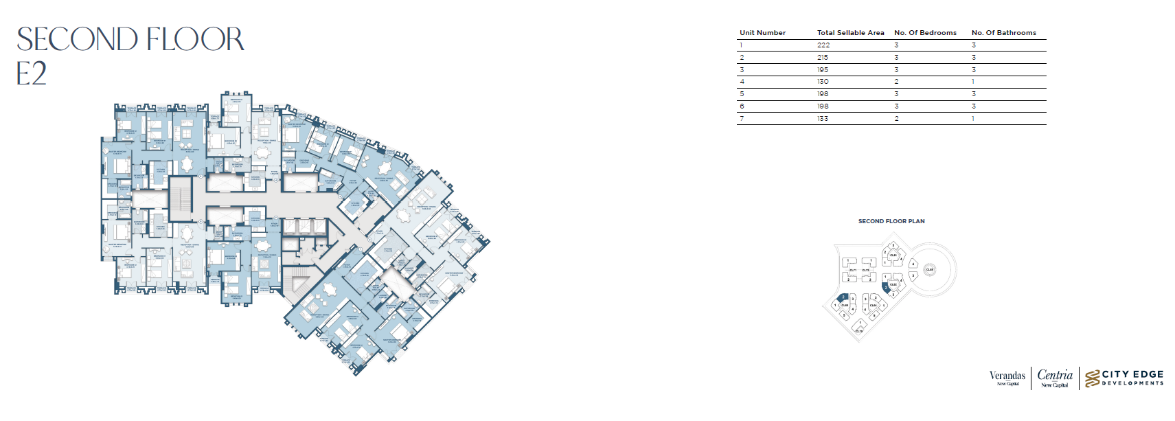 Floor plan for apartment at New Garden City