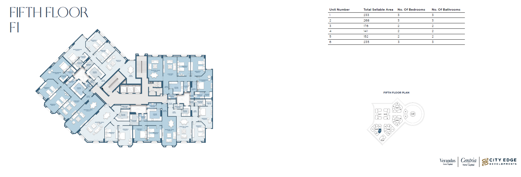 Floor plan for apartment at New Garden City