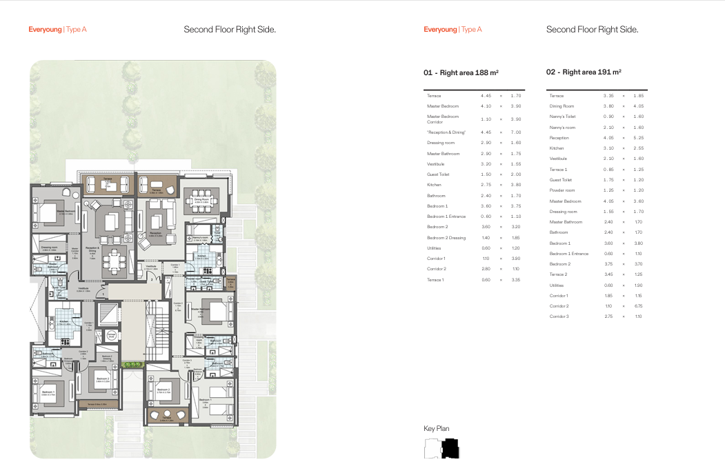 Floor plan for apartment at Ever