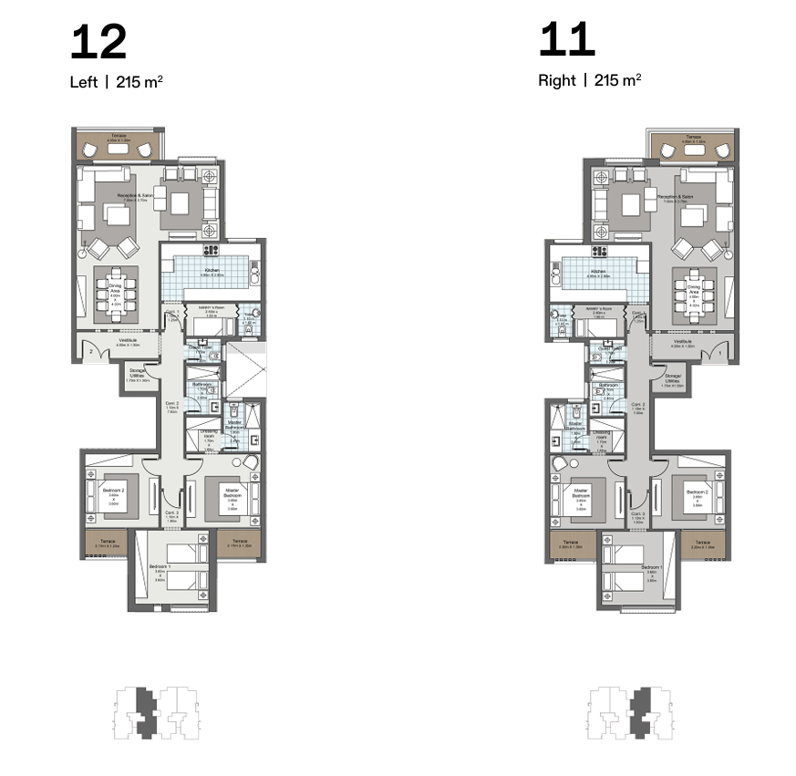 Floor plan for apartment at Ever