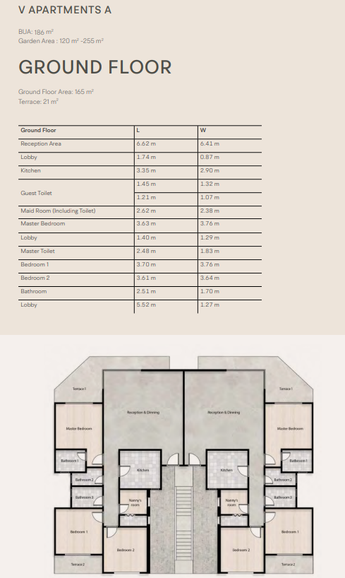Floor plan for villa at V Levels Phase 4