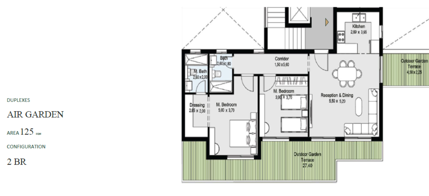 Floor plan for apartment at The 101