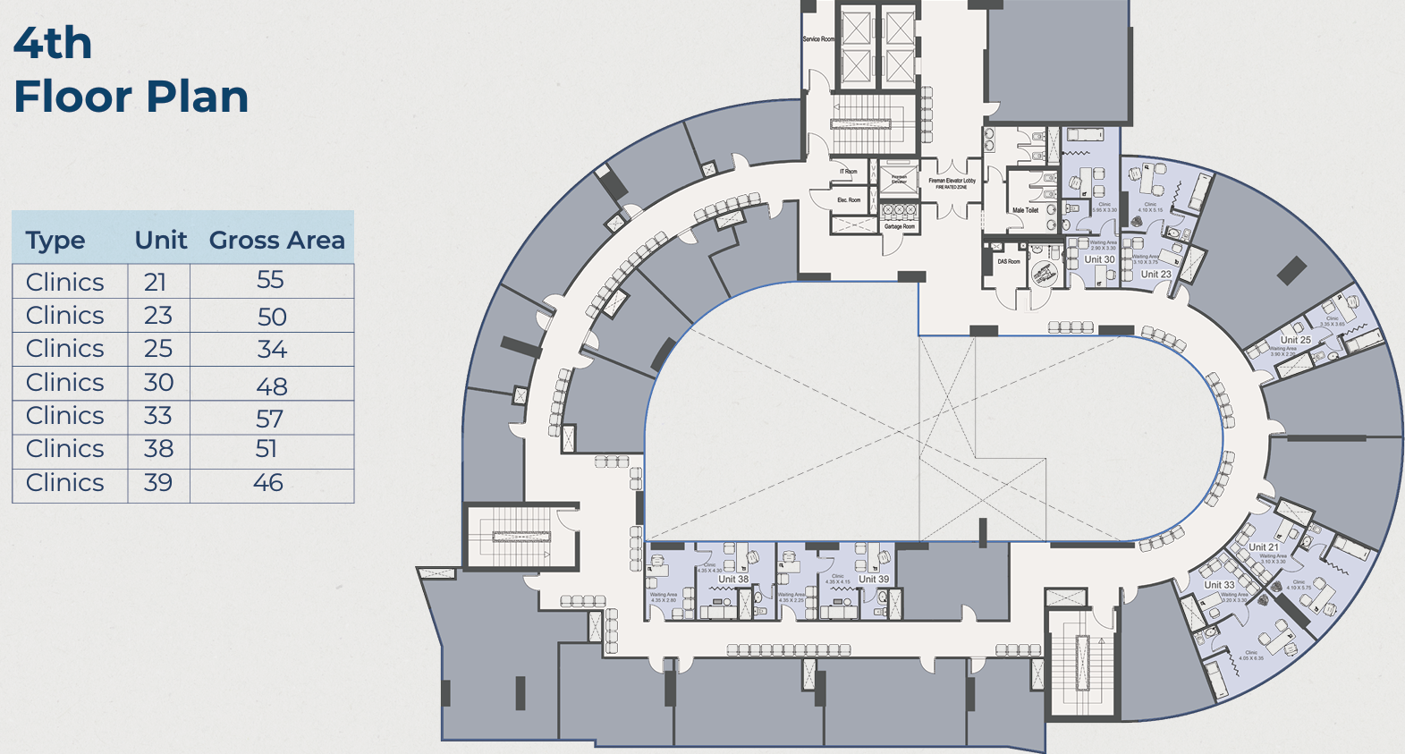 Floor plan for  at Diamond Tower 2