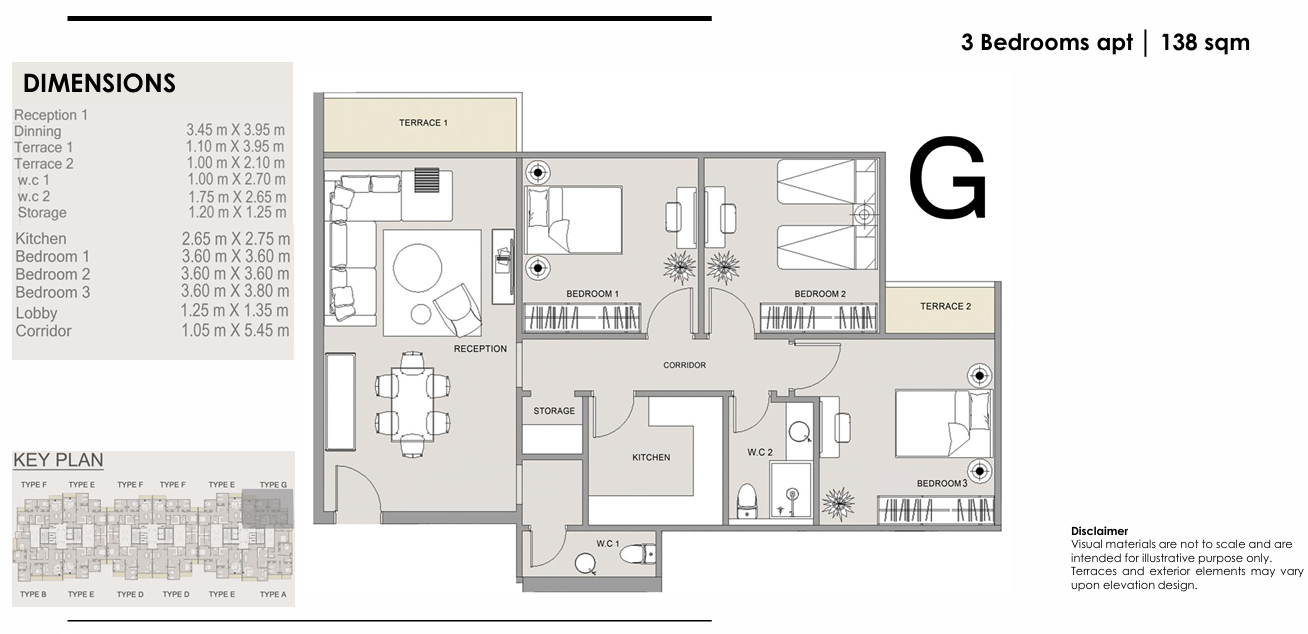 Floor plan for apartment at Ri8