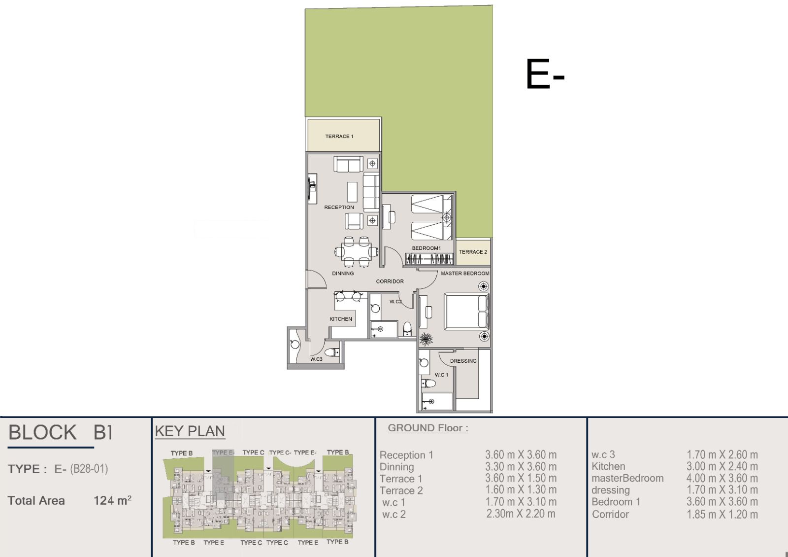 Floor plan for apartment at Ri8