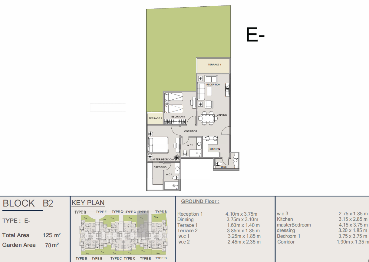 Floor plan for apartment at Ri8