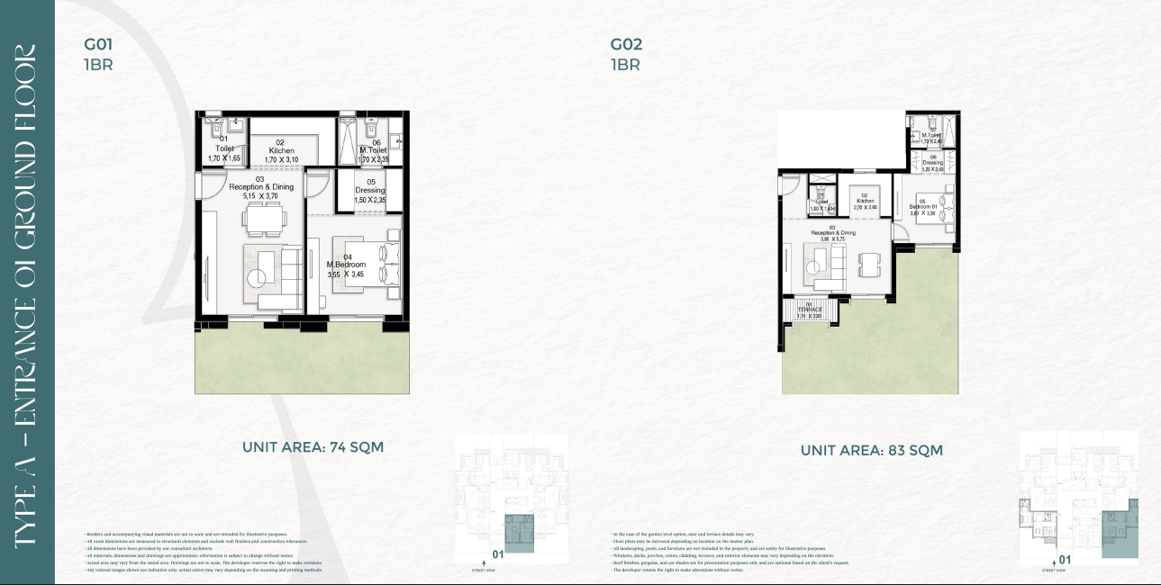 Floor plan for apartment at Saada Boutique