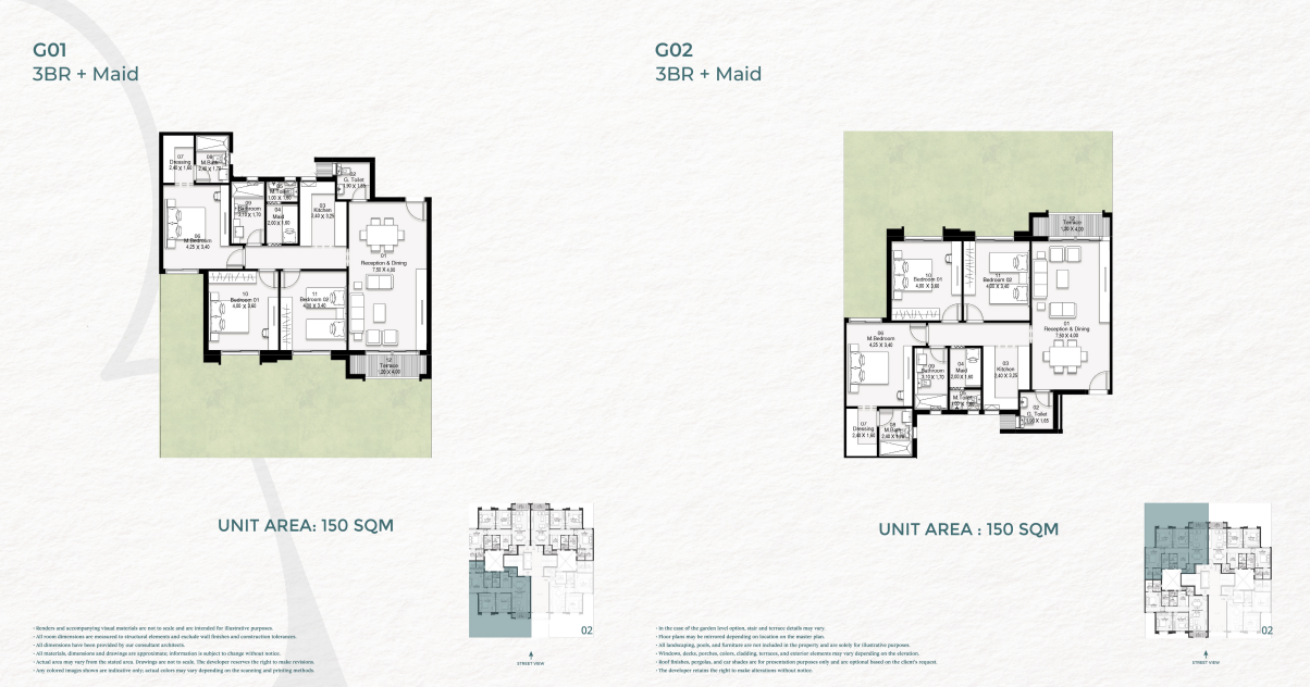 Floor plan for apartment at Saada Boutique