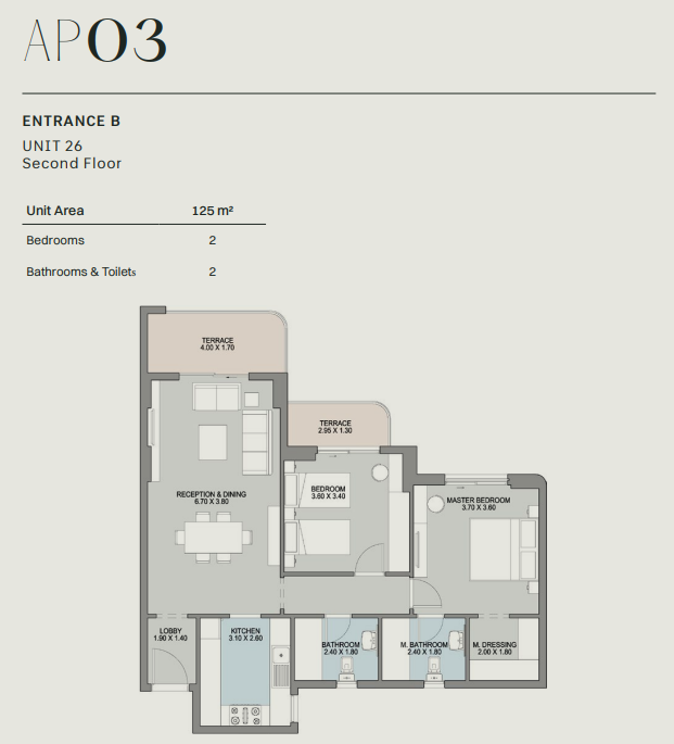 Floor plan for apartment at GRAND LANE