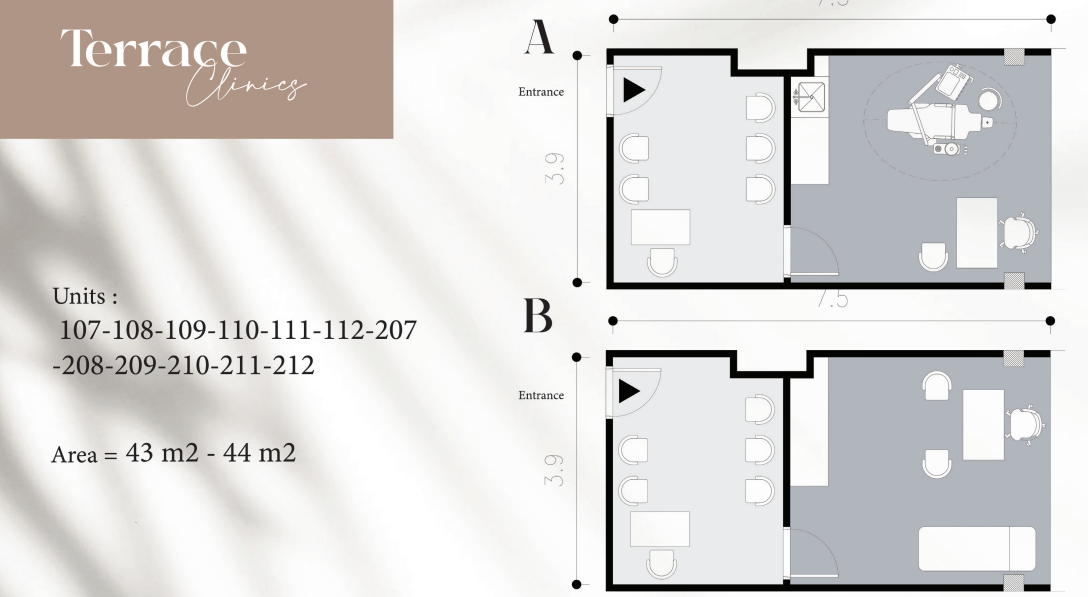 Floor plan for  at Terrace