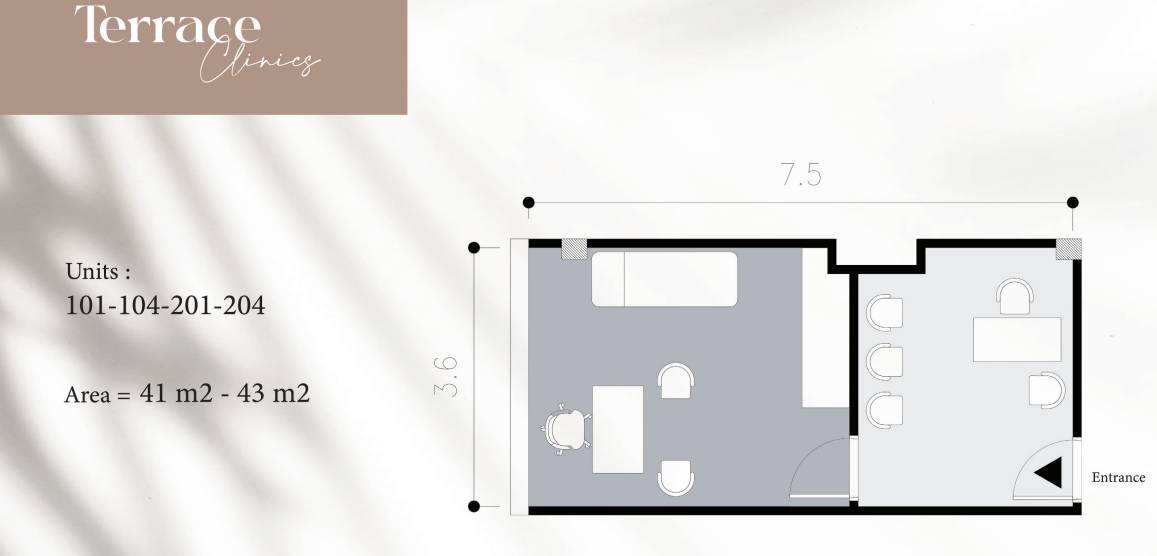 Floor plan for  at Terrace