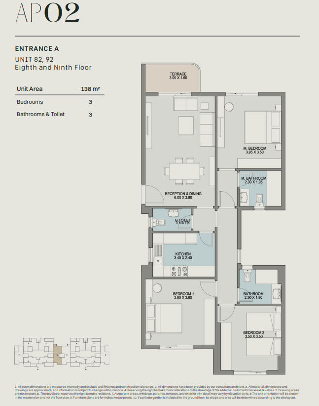 Floor plan for apartment at GRAND LANE