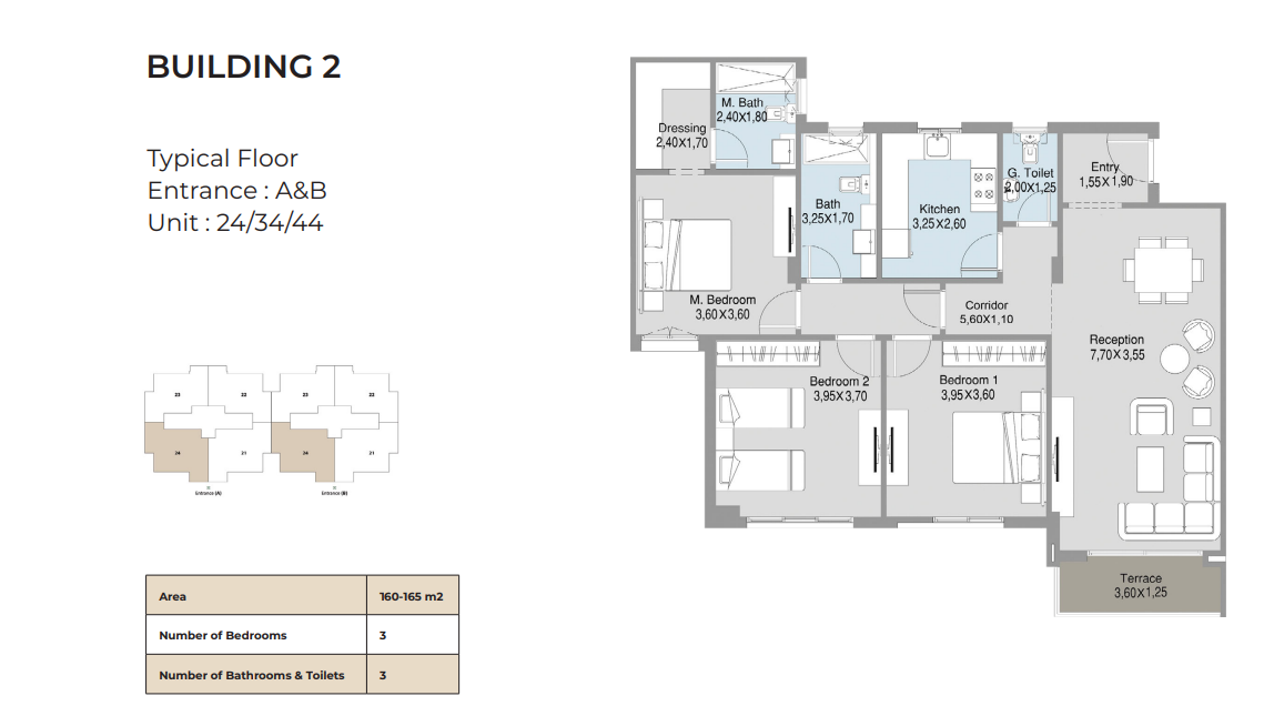 Floor plan for apartment at Talda