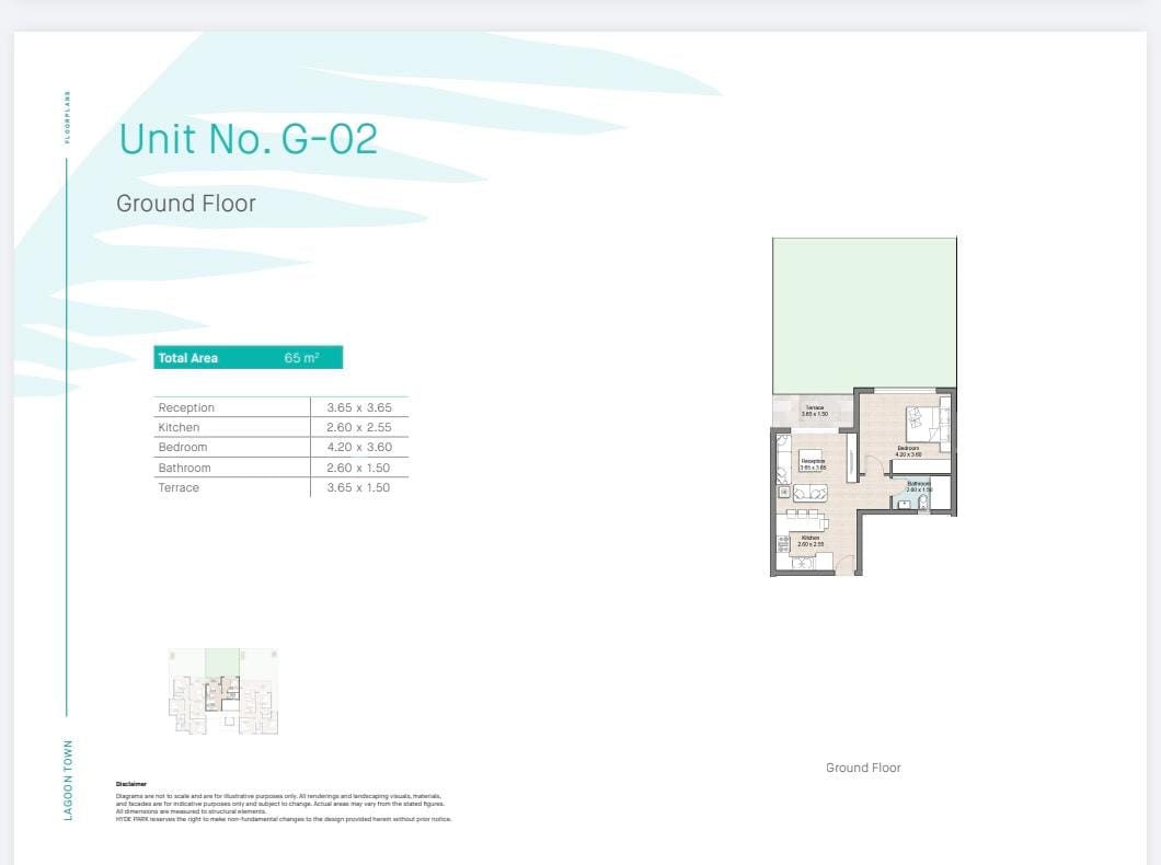 Floor plan for apartment at Hyde Park North - Seashore