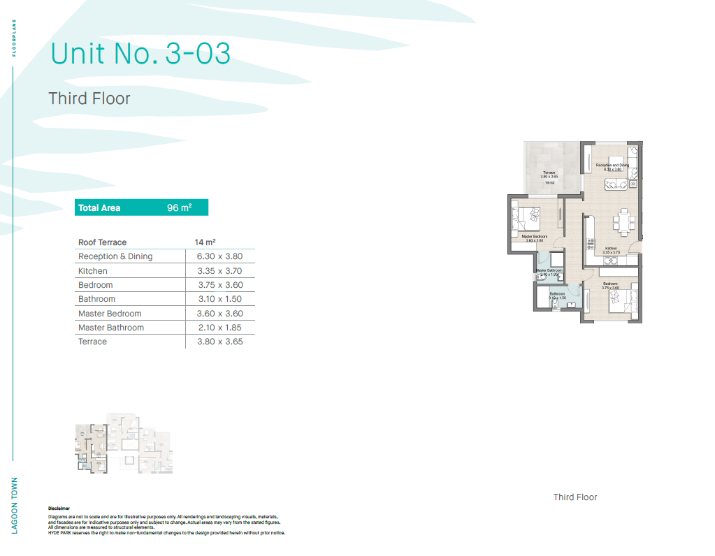 Floor plan for chalet at Hyde Park North - Seashore