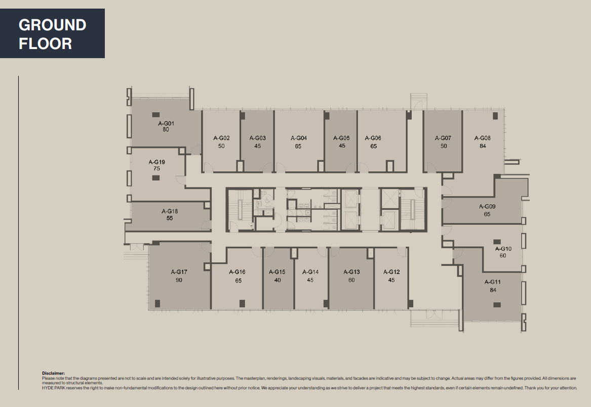Floor plan for  at Hyde Park Business District