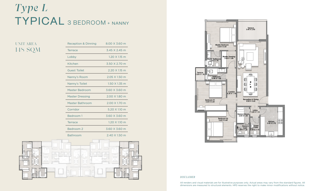 Floor plan for apartment at Hyde Park Signature