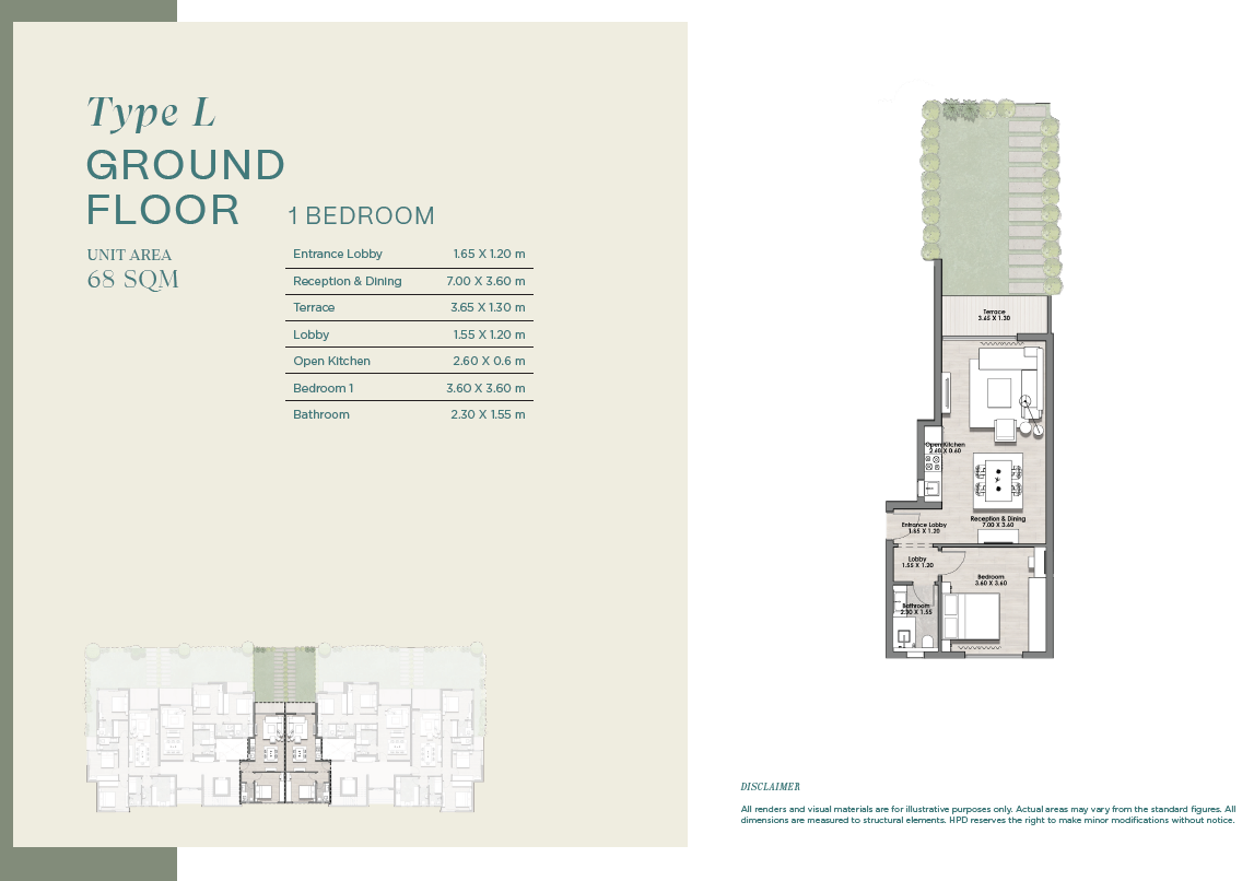 Floor plan for apartment at Hyde Park Signature