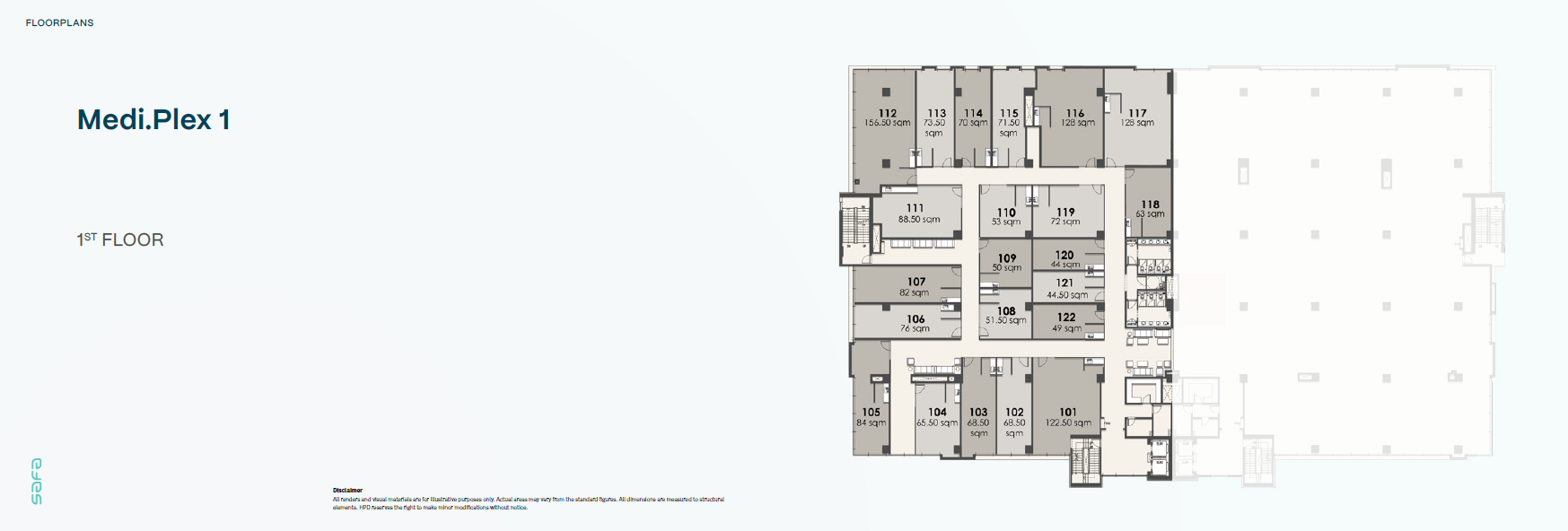 Floor plan for  at Safa Medi Plex - Hyde Park