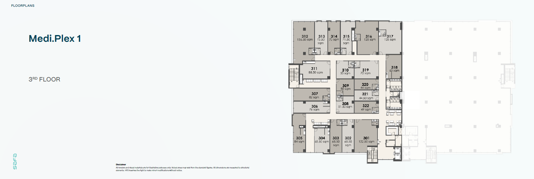 Floor plan for  at Safa Medi Plex - Hyde Park
