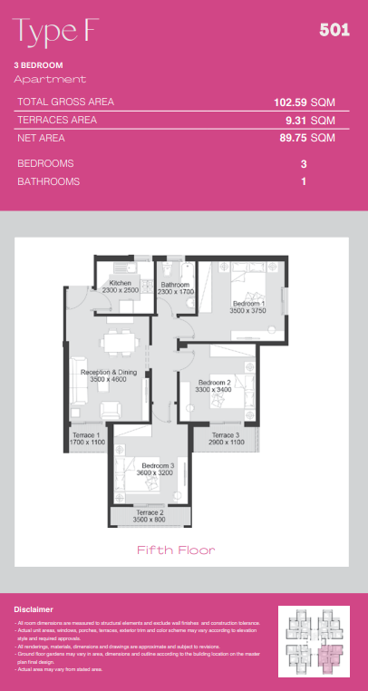 Floor plan for penthouse at Ashgar City
